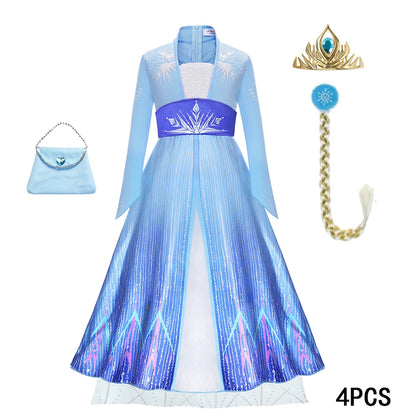 Robe de princesse pour fête de carnaval, robe de princesse pour enfants, robe de fille, robe Cosplay, fête d'anniversaire, 2025