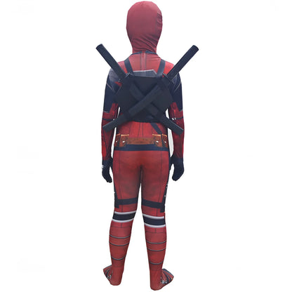 Deadpool superhelden kinderkostuum Kid Halloween cosplay kostuum Deadpool kinderpak jumpsuit superheld Deadpool kinderkostuum