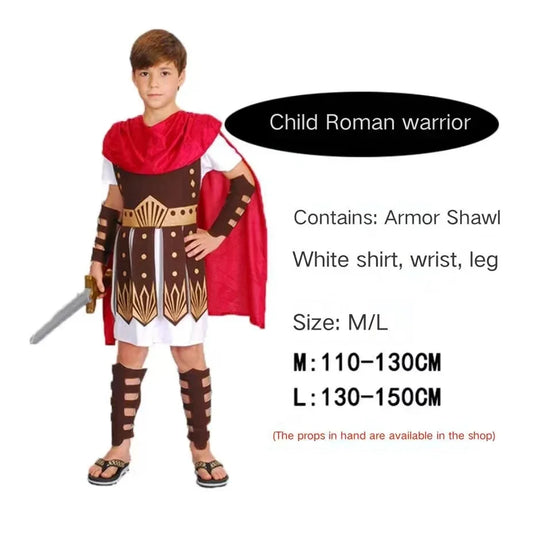 Costumes de bal pour adultes hommes et femmes guerriers romains césar Costu gladiateurs guerriers spartiates fête carnaval Mardi Gras pourim