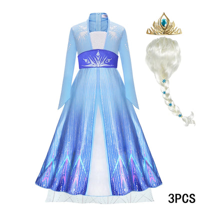 Robe de princesse pour fête de carnaval, robe de princesse pour enfants, robe de fille, robe Cosplay, fête d'anniversaire, 2025