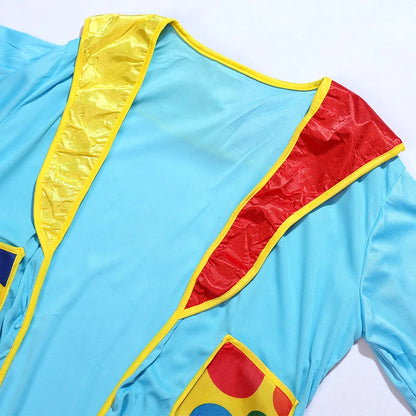 Costume de smoking de clown de carnaval, ensemble de olympiques de clown drôle, adapté à la fête à thème de LYus, fête d'anniversaire, cosplay