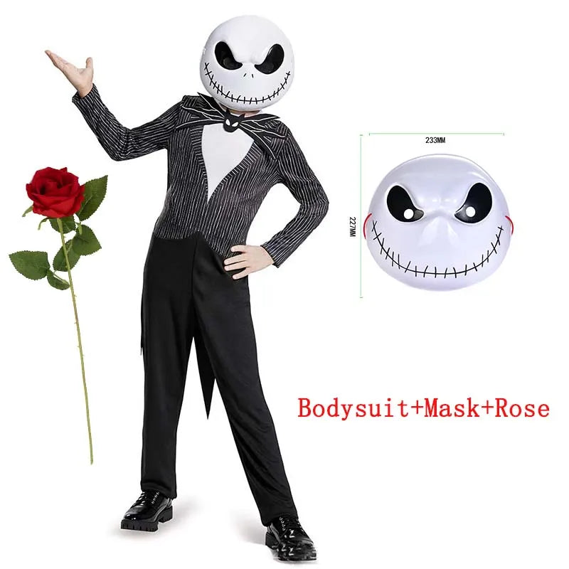 Bébé filles Halloween Cosplay fête Sally robes le cauchemar avant noël Anime enfants horreur Cosplay Costume tenue