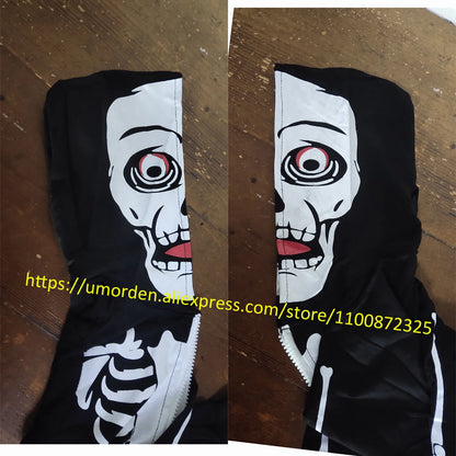 Umorden bébé squelette Costume barboteuse tenue à capuche combinaison infantile enfant en bas âge pourim Halloween déguisement