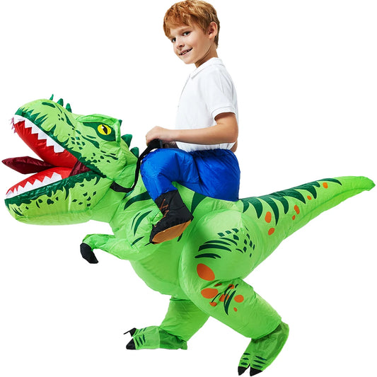Costume gonflable de dinosaure pour enfants, Costumes de Cosplay de fête d'halloween et de noël, Anime pour garçons et filles