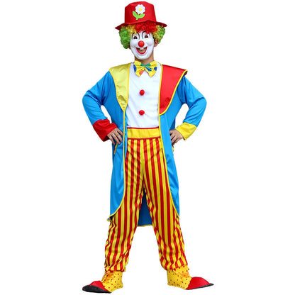 Costume de smoking de clown de carnaval, ensemble de olympiques de clown drôle, adapté à la fête à thème de LYus, fête d'anniversaire, cosplay