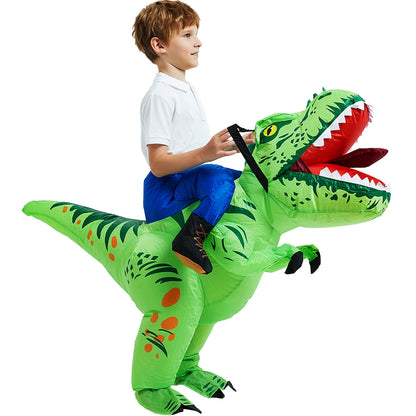 Costume gonflable de dinosaure pour enfants, Costumes de Cosplay de fête d'halloween et de noël, Anime pour garçons et filles