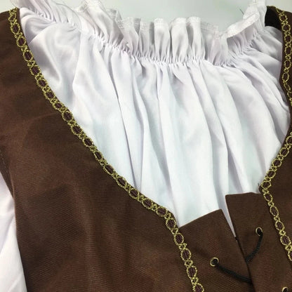 Piraat Pirates of the Caribbean Cosplay Captain Jack Sparrow Kostuum Mannen Vrouwen Vrouwelijke Mannelijke Vrouwelijke Carnaval Halloween Sexy Set