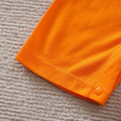 Combinaison d'Été en Coton à Manches Courtes pour Bébé de 0 à 18 Mois, Tenue Décontractée, Motif Renard Mignon, Animal de Dessin Animé, Cosplay