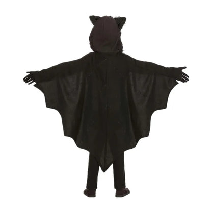 Kids Unisex Vampier Capuchon Kostuum Kind sexy cosplay Jumpsuit Halloween Cosplay Kostuum Set Handschoen cadeau vestidos de fiesta