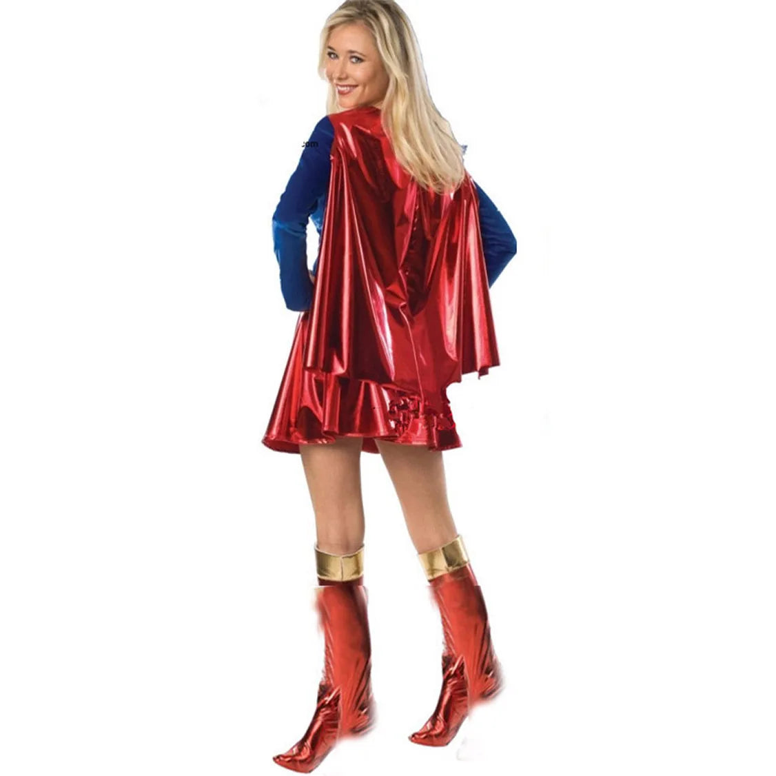 Costume de Cosplay de Super héros Sexy pour adultes, robe fantaisie de fête de carnaval d'halloween pour Wonder Girl avec couvre-chaussures