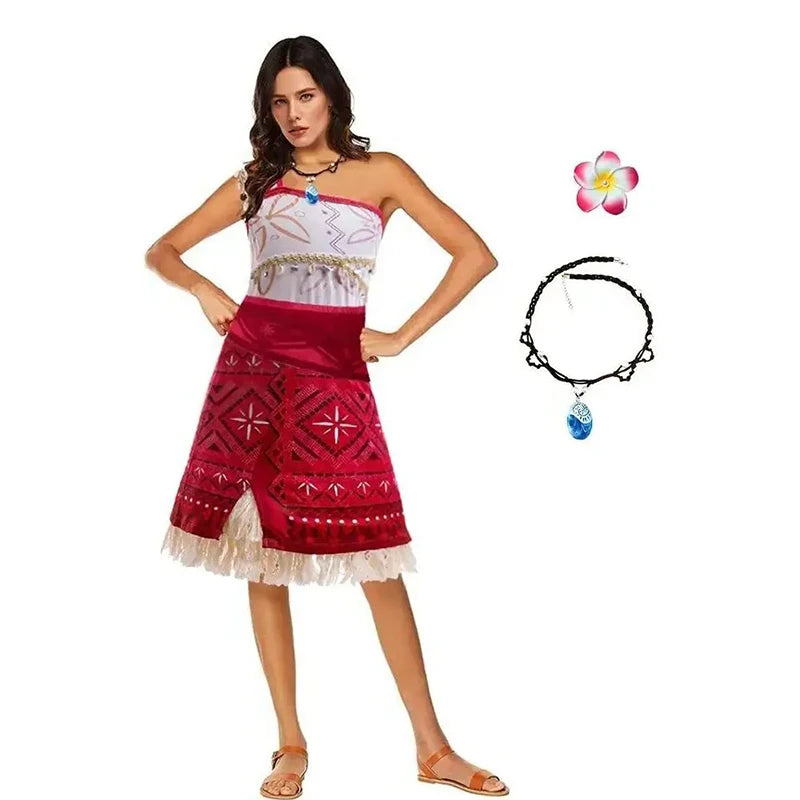 New Movie Halloween Cosplay Short-sleeved Clothes Adult Cosplay Princess One-Shoulder Suspender Asymmetric Dress Accessories Set