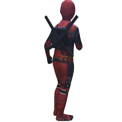 Deadpool superhelden kinderkostuum Kid Halloween cosplay kostuum Deadpool kinderpak jumpsuit superheld Deadpool kinderkostuum
