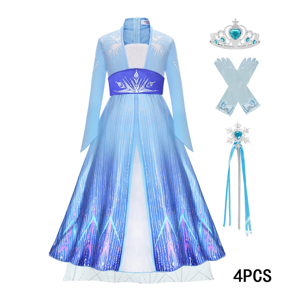 Robe de princesse pour fête de carnaval, robe de princesse pour enfants, robe de fille, robe Cosplay, fête d'anniversaire, 2025