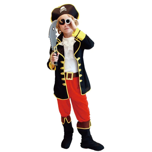 Costumes de Pirate pour enfants d'halloween pour garçons enfants Costume de Pirate Fantasia Infantil vêtements de Cosplay