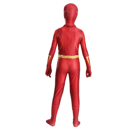 Flash homme adulte enfants body Cosplay Costumes super-héros Flash enfants body Halloween noël carnaval fête habiller