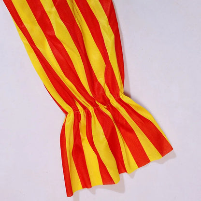 Costume de smoking de clown de carnaval, ensemble de olympiques de clown drôle, adapté à la fête à thème de LYus, fête d'anniversaire, cosplay