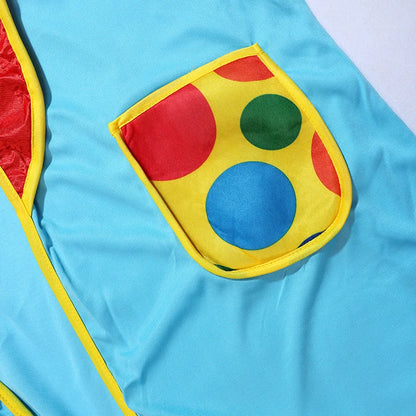 Costume de smoking de clown de carnaval, ensemble de olympiques de clown drôle, adapté à la fête à thème de LYus, fête d'anniversaire, cosplay