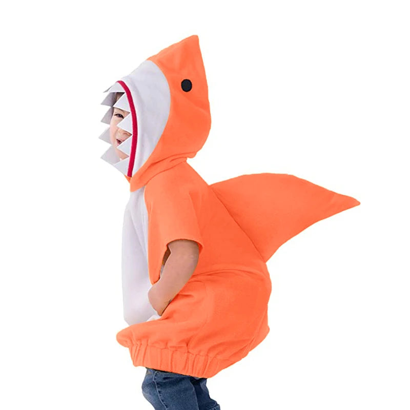 Costume de requin bleu pour bébés, Costume d'halloween pour enfants, sweat à capuche multicolore pour tout-petits, Cosplay, carnaval pourim, nouvelle collection 2022