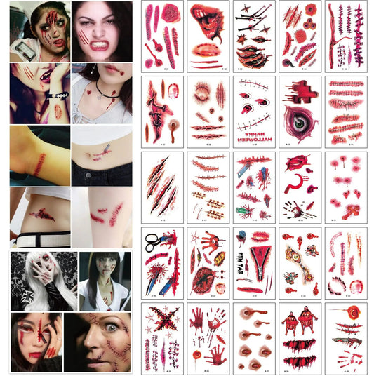 Tatouages Cicatrices pour Déguisement